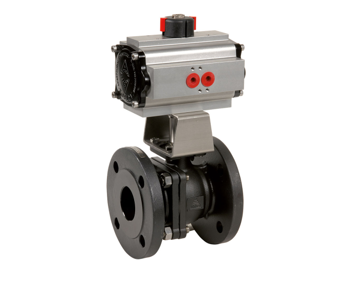 Carbon steel ball valve 762 + ADA/ASR pneumatic actuator
